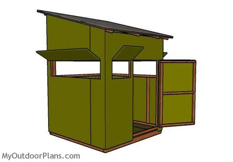 metal shooting house plans|free 5x5 deer blind plans.